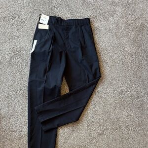 Savane Men's Dark Black Dress Pants 34/32 NWT